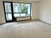 Wohnzimmer mit Balkon - Etagenwohnung mit 52,90 m&sup2; in Hamburg zum Kaufen