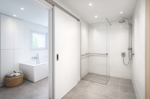 EG Duschbad und Wannenbad - Beispiel Foto fertig renoviert - 