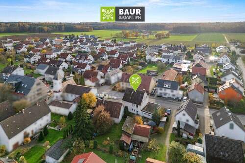 Luftaufnahme - 7 Zimmer Einfamilienhaus zum Kaufen in Ulm / Unterweiler