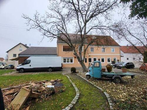 Ansicht Süd - Mehrfamilienhaus, Wohnhaus mit 300,00 m&sup2; in Jettingen-Scheppach zum Kaufen