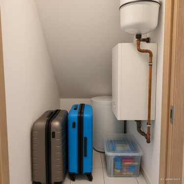 Garage mit zugang zum HWR - 