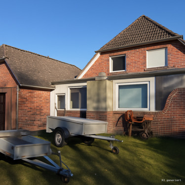 Garage und angebauter Wintergarten - 6 Zimmer Einfamilienhaus in Friesoythe