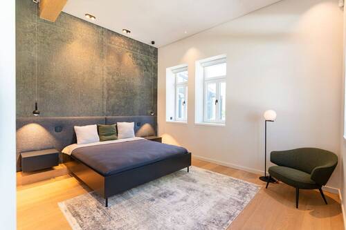 Masterbedroom im Erdgeschoss - 