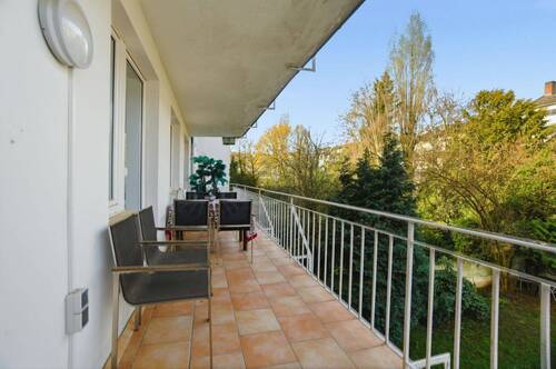 Balkon zum Garten - 