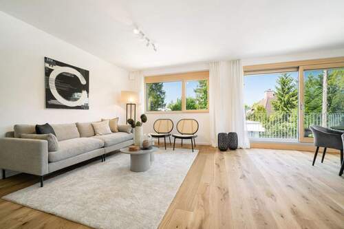 bodentiefe Schiebetüren - Etagenwohnung mit 96,00 m² in München zum Kaufen