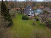Drohnenansicht - Einfamilienhaus mit 190,00 m&sup2; in Hamburg / Poppenbüttel zum Kaufen