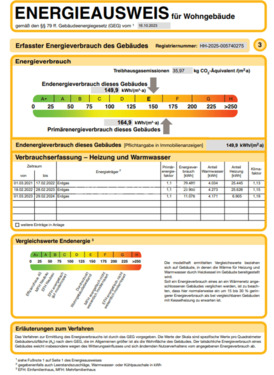 Energieausweis - 