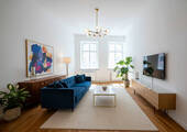 PA58-WE03_furnished - Buntes Friedrichshain: 3 Zimmer - Gründerzeitwohnung mit Tageslichtbad - PROVISIONSFREI