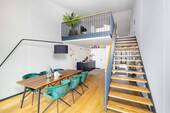 Essbereich mit Galerie - 4 Zimmer Etagenwohnung zum Kaufen in Landsberg am Lech