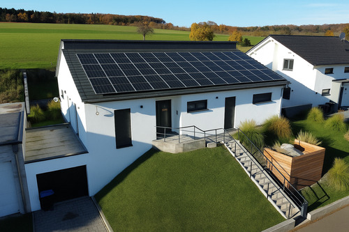 Außenansicht (Visualisierung nach Fertigstellung) - Exklusiver & hochwertiger Neubau in Feldrandlage!