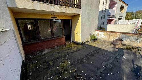 Rückansicht Terrasse im Erdgeschoss - 