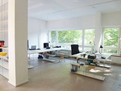 Bild 1 - Sehr schöne Büroplätze in sonniger Loftetage nahe Markthalle Moabit - All-in-Miete