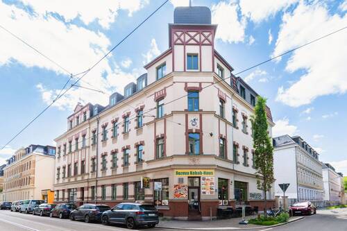 Gebäudeansicht - 2 Zimmer Etagenwohnung zum Kaufen in Leipzig