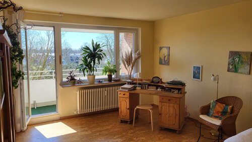 Wohnzimmer.jpg - 1 Zimmer Etagenwohnung zum Kaufen in Lilienthal