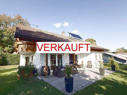 Hausansicht - Sehr gepflegtes Einfamilienhaus mit ELW in Ebratshofen