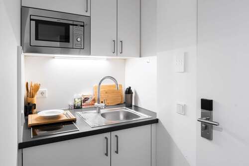 Küche - Etagenwohnung mit 18,70 m² in München zur Miete