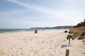 Der feinsandige Strand von Binz - 