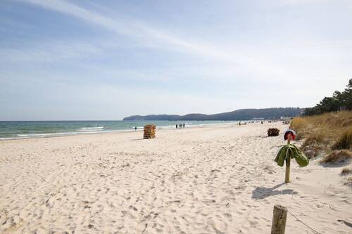Der feinsandige Strand von Binz - 