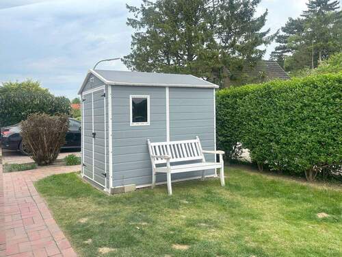 Gartenlaube-Fahrradabstell - 