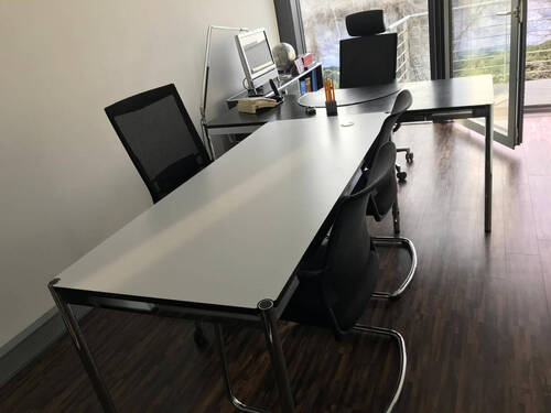 Bild 1 - Neubau-Büro am Zollstockgürtel: 67 m², vollmöbliert, Parkplatz, flexibel