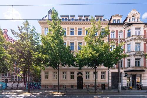 Gebäudeansicht - 3 Zimmer Etagenwohnung in Leipzig