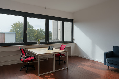 Die Tische im Büroraum 3 - Büro zur Miete in Neuss