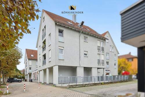 Außenansicht - Moderne 2-Zimmer-Wohnung mit Balkon, Garage & Wallbox - Zentrale Lage in Ludwigsburg