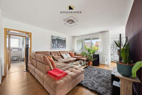 Wohnzimmer - 2 Zimmer Etagenwohnung in Ludwigsburg