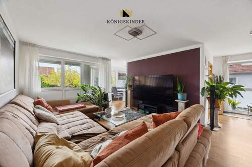 Wohnzimmer - Etagenwohnung mit 63,00 m² in Ludwigsburg zum Kaufen