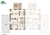 Grundriss Erdgeschoss - DHH 1 - 5 Zimmer Doppelhaushälfte in Oster-Ohrstedt