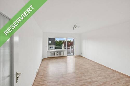 RESERVIERT - Helle 2-Zimmer-Wohnung in ruhiger Lage