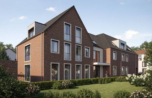 Visualisierung 3D VS - Baugrundstück inkl. Baugenehmigung für Wohn- und Geschäftshaus in Essen (Oldenburg) - LK Cloppenburg