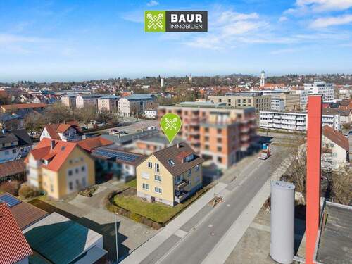 Luftbild - Etagenwohnung mit 66,00 m&sup2; in Biberach zum Kaufen