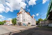 Gebäudeansicht - GROßZÜGIGE ETW IN PARKNÄHE Vermietete 2-Raum-Wohnung mit Wannenbad in Leipzig-Stötteritz