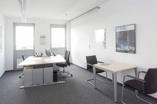 Zweierbüro mit Besucherecke - 