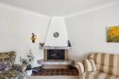 Kaminofen im Wohnzimmer - 