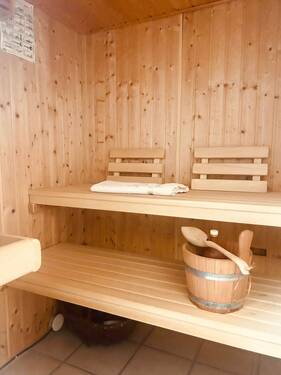 Blick in die Sauna - 