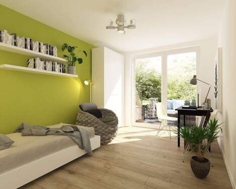 Büro / Gästezimmer - 3 Zimmer Etagenwohnung zum Kaufen in Wittnau