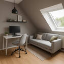 Arbeits- und Gästezimmer (Homestaging, KI generiert) - 