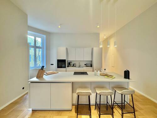 offene Küche - 4 Zimmer Etagenwohnung in Berlin