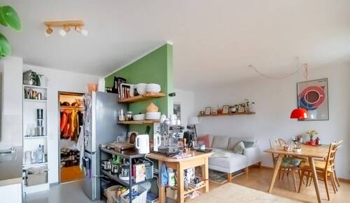 Küche und Wohnzimmer - 