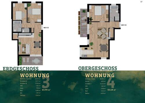 Wohnung 3 & 4 - 