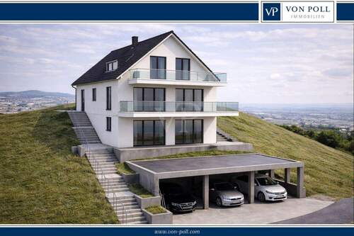 Südwest Grundstück in Blicklage mit Baugenehmigung/ Hangsicherung/Prüfstatik - KI Visualisierung - Südwest Grundstück in Blicklage mit Baugenehmigung HangsicherungPrüfstatik