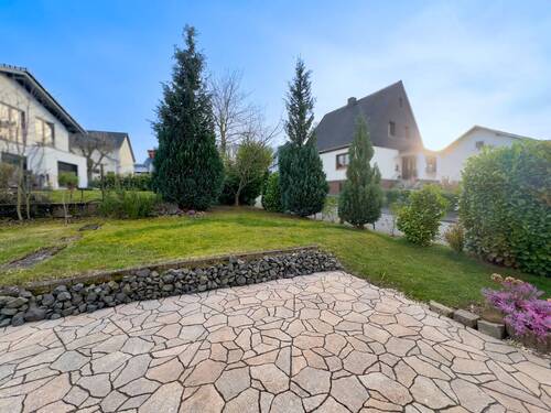 Ansicht Terrasse + Garten - 