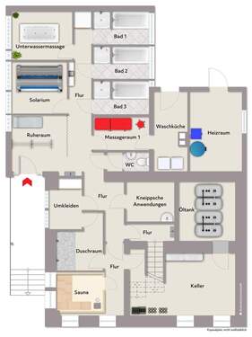 Untergeschoss - Gewerbeeinheit - 