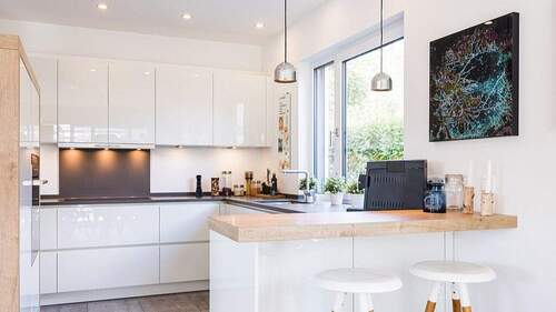 Beispiel Küche - Zaubern Sie Ihr Leibgericht! - Doppelhaushälfte mit 125,00 m&sup2; in Singen (Hohentwiel) zum Kaufen