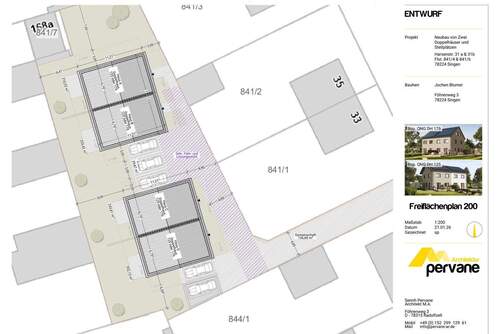 Entwurf Flächenplan - 