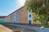 Außenansicht Hofseite - 2 Zimmer Etagenwohnung zur Miete in Oschatz