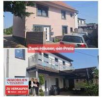 2 Häuser aufgeteilt in EG und OG Wohnungen, Ausbaureserve im DG, Stellplatz, Ottweiler Altstadt
