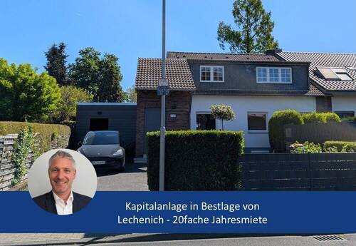 Kapitalanlage in Bestlage von Lechenich - 20fache Jahresmiete - Voll vermietetes Zweifamilienhaus mit Büroeinheit im Souterrain